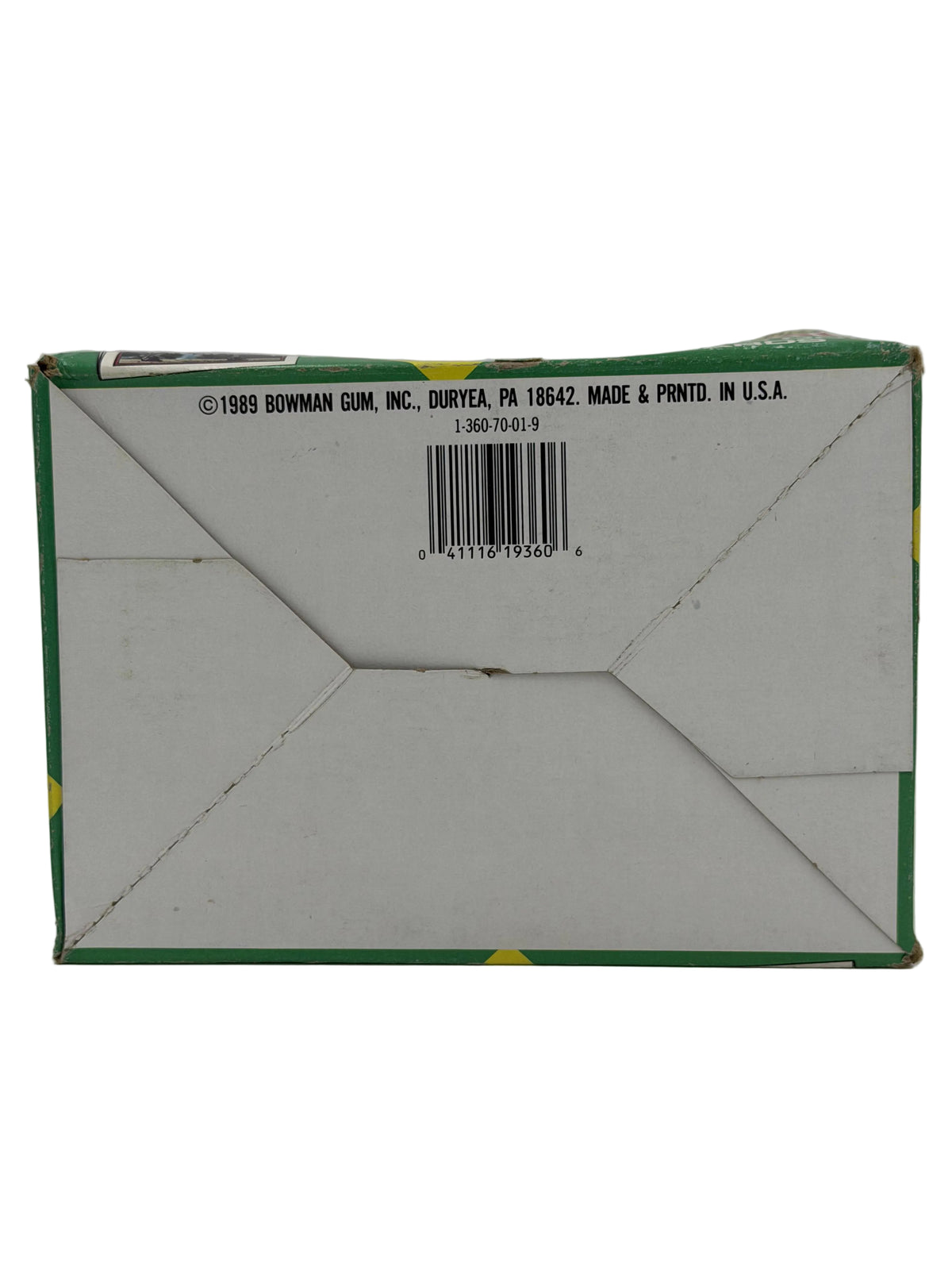 1989 Bowman MLB Baseball Unopened Wax Box (36 Packs) Possible Ken Griffey Jr Rookie