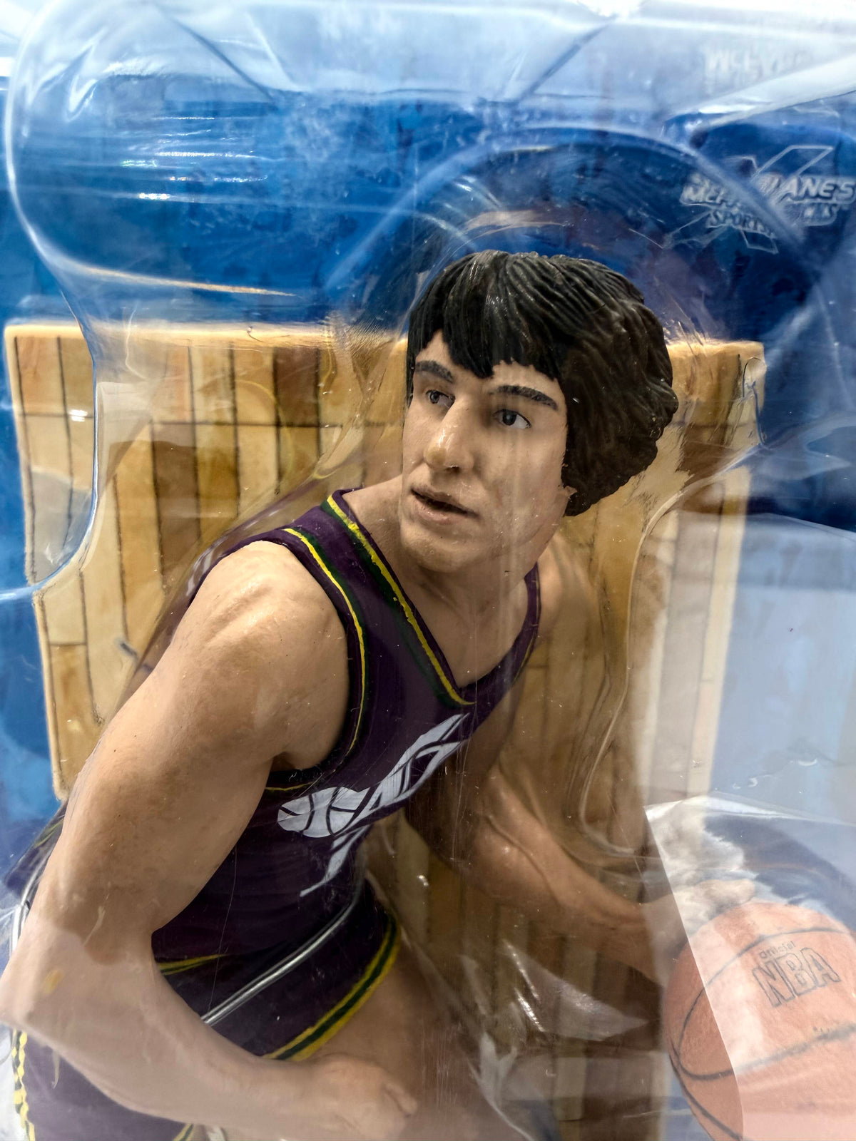 2005 McFarlane SportsPicks NBA Legends Series 1 Pete Maravich New Orleans Jazz 6-inch Action Figure