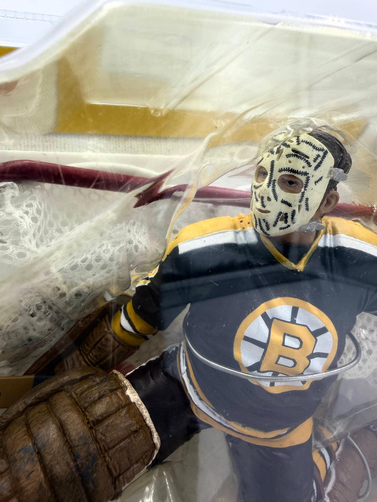 2004 McFarlane SportsPicks NHL Legends Series 1 Gerry Cheevers Boston Bruins 6-inch Action Figure