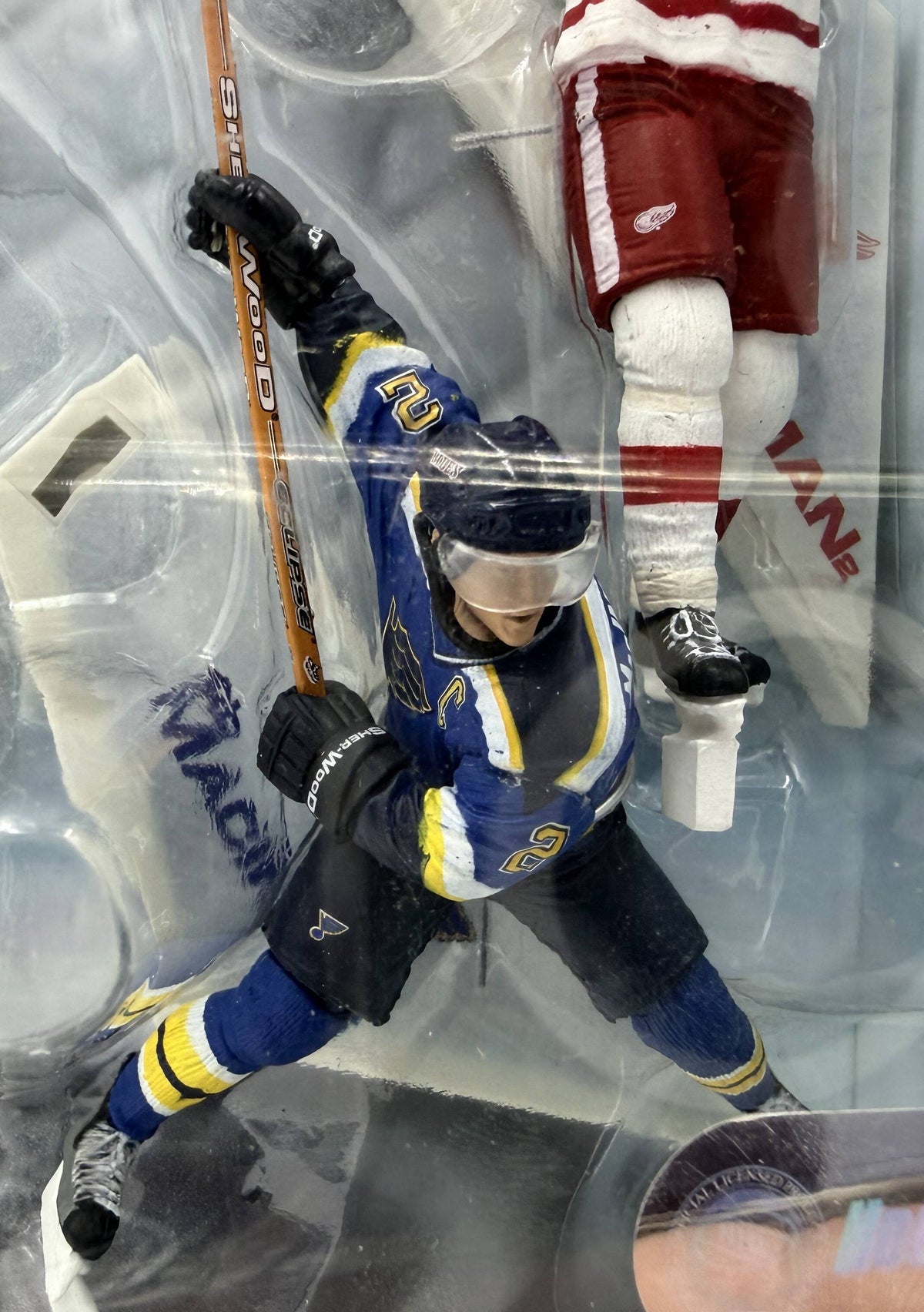 2004 McFarlane SportsPicks NHL 3-Inch Series 1 Steve Yzerman 2 & Al MacInnis 2-Pack Figures