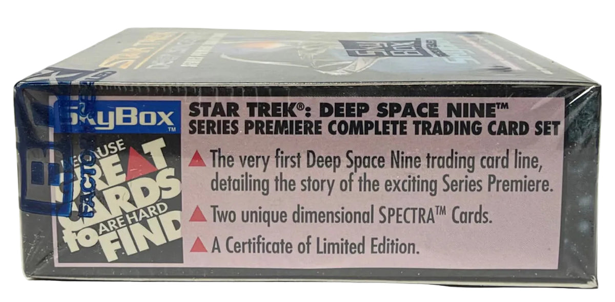 1993 SkyBox Star Trek: Deep Space Nine "Series Premiere" complete factory-sealed set! (48 Card plus 2 Spectra cards)