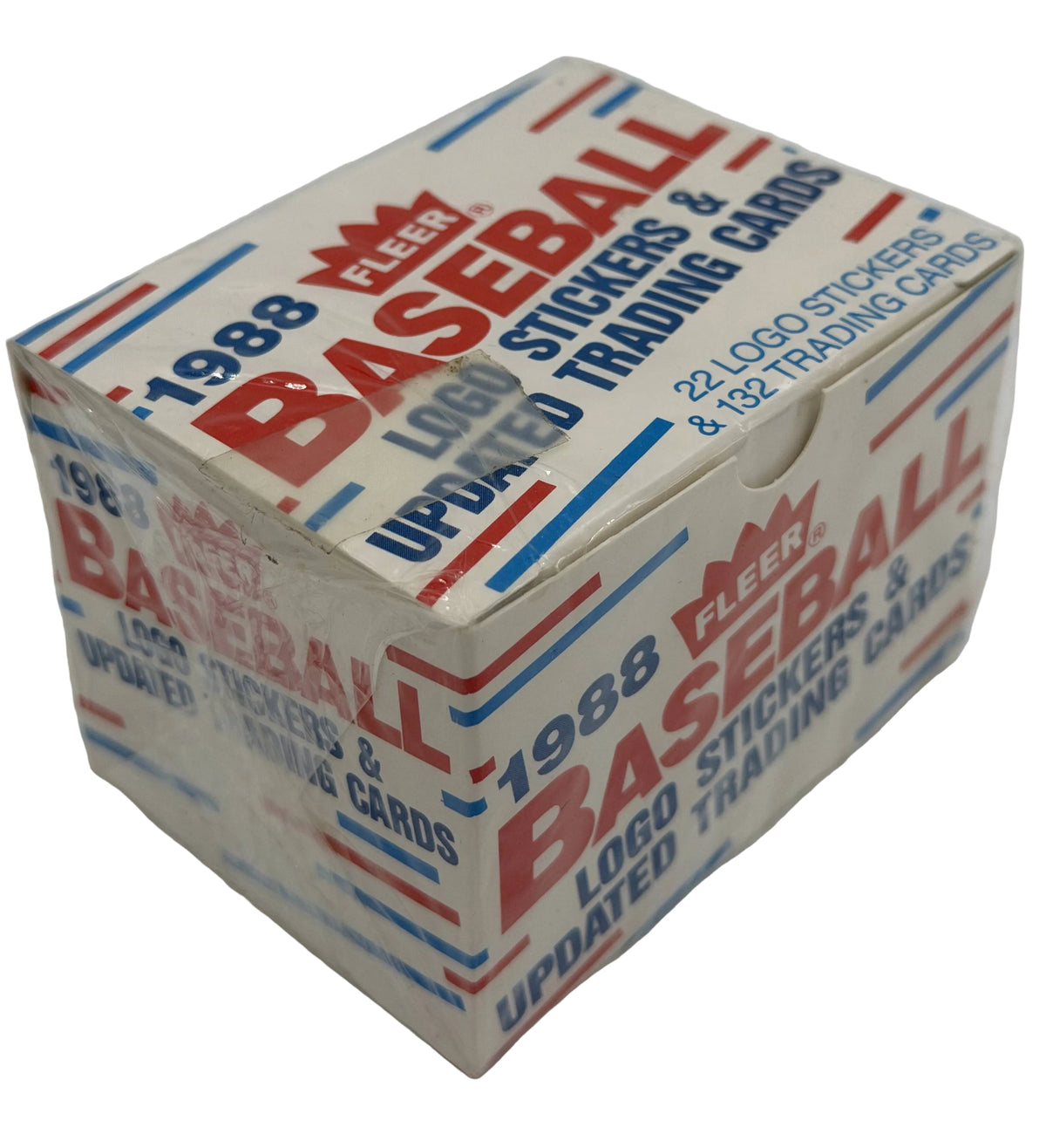 1988 Fleer MLB Baseball Update Factory Set (132 Cards and 22 Logo Stickers)