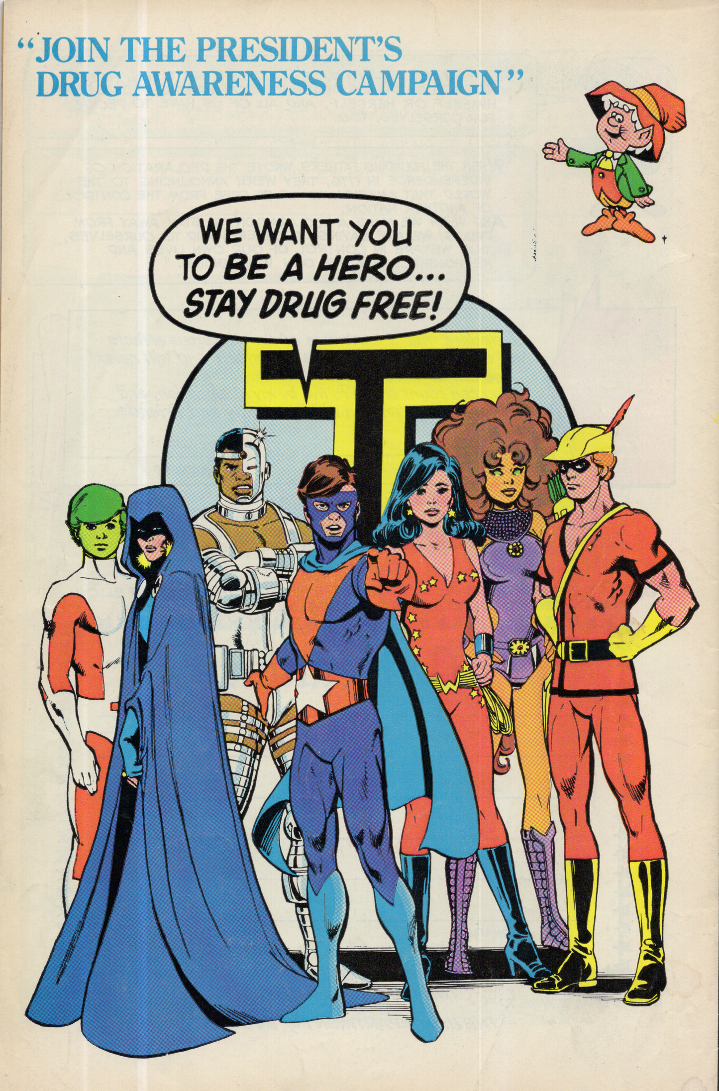 1983 DC Comics The New Teen Titans Drug Awareness Promotional Comic Book