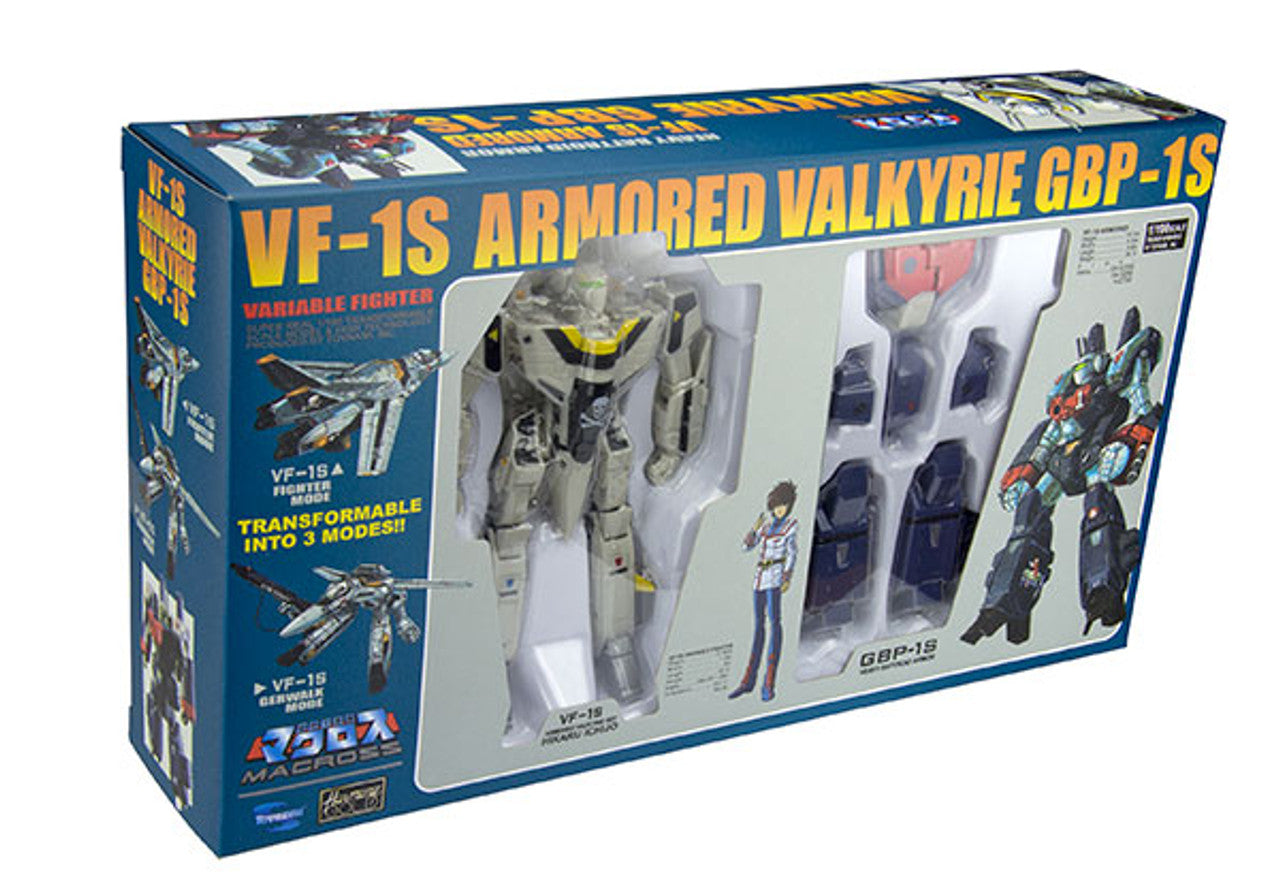 2019 Toynami Macross VF-1S Armored Valkyrie GBP-1s Limited Edition Convention Exclusive Transformable Figure in Box Sealed
