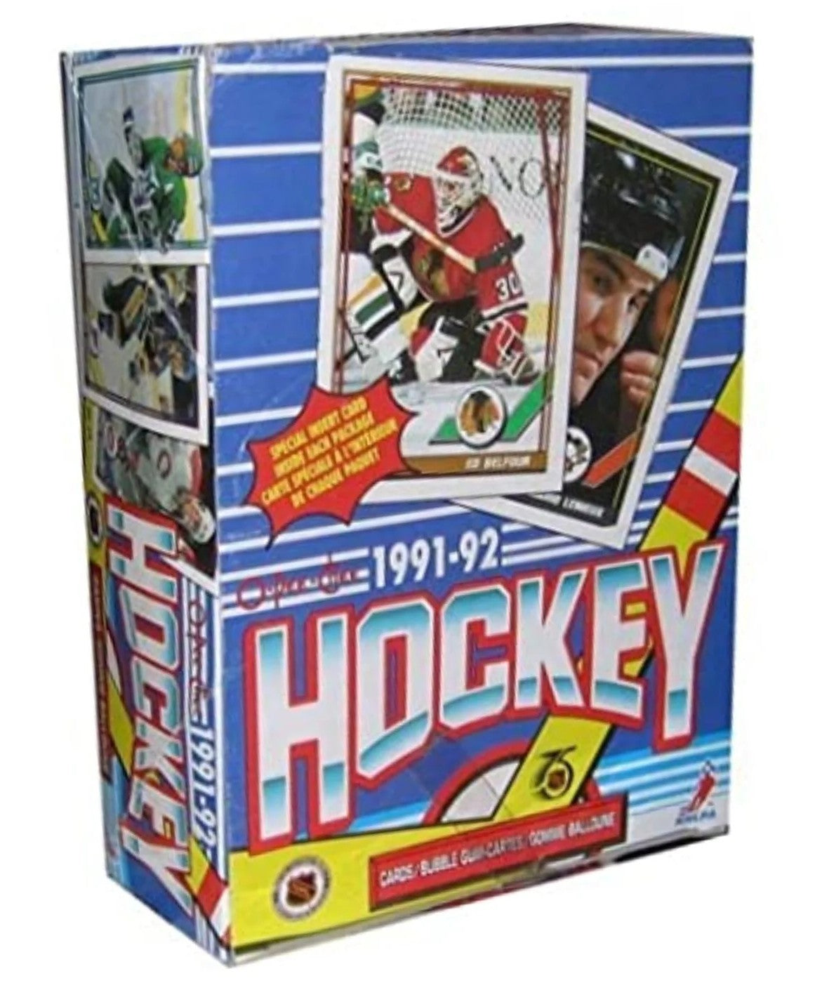 1991/92 OPC O-Pee-Chee NHL Hockey Wax Box (36 Packs)
