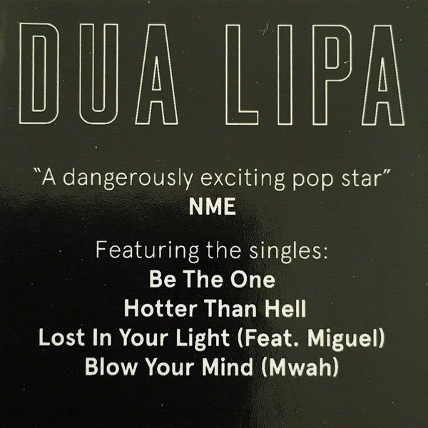 Dua Lipa Self-Titled Vinyl Album (Sealed)