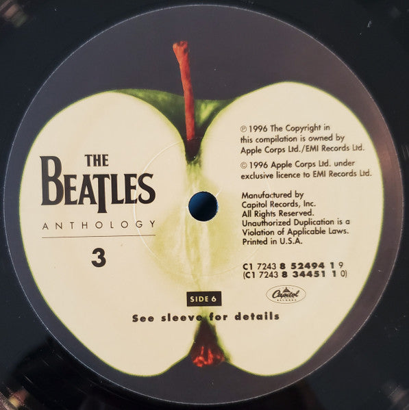 1993 The Beatles Anthology 3 Vintage Vinyl Record Album Set 3 LPs (Sealed) US Pressing