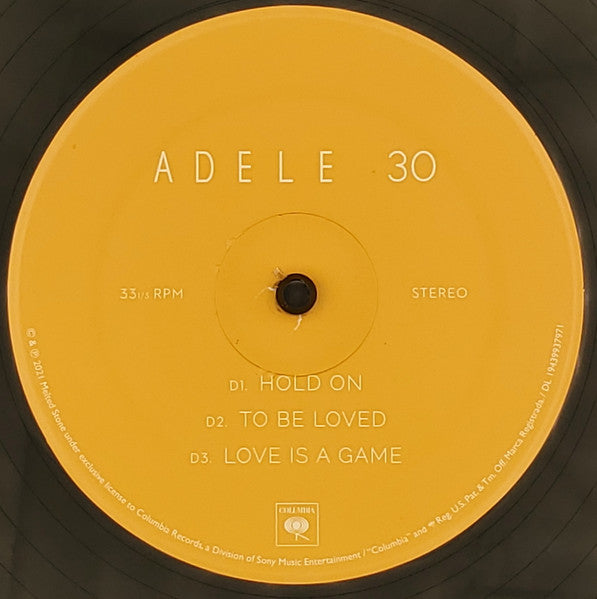 Adele 30 Vinyl Album 2 LP Set
