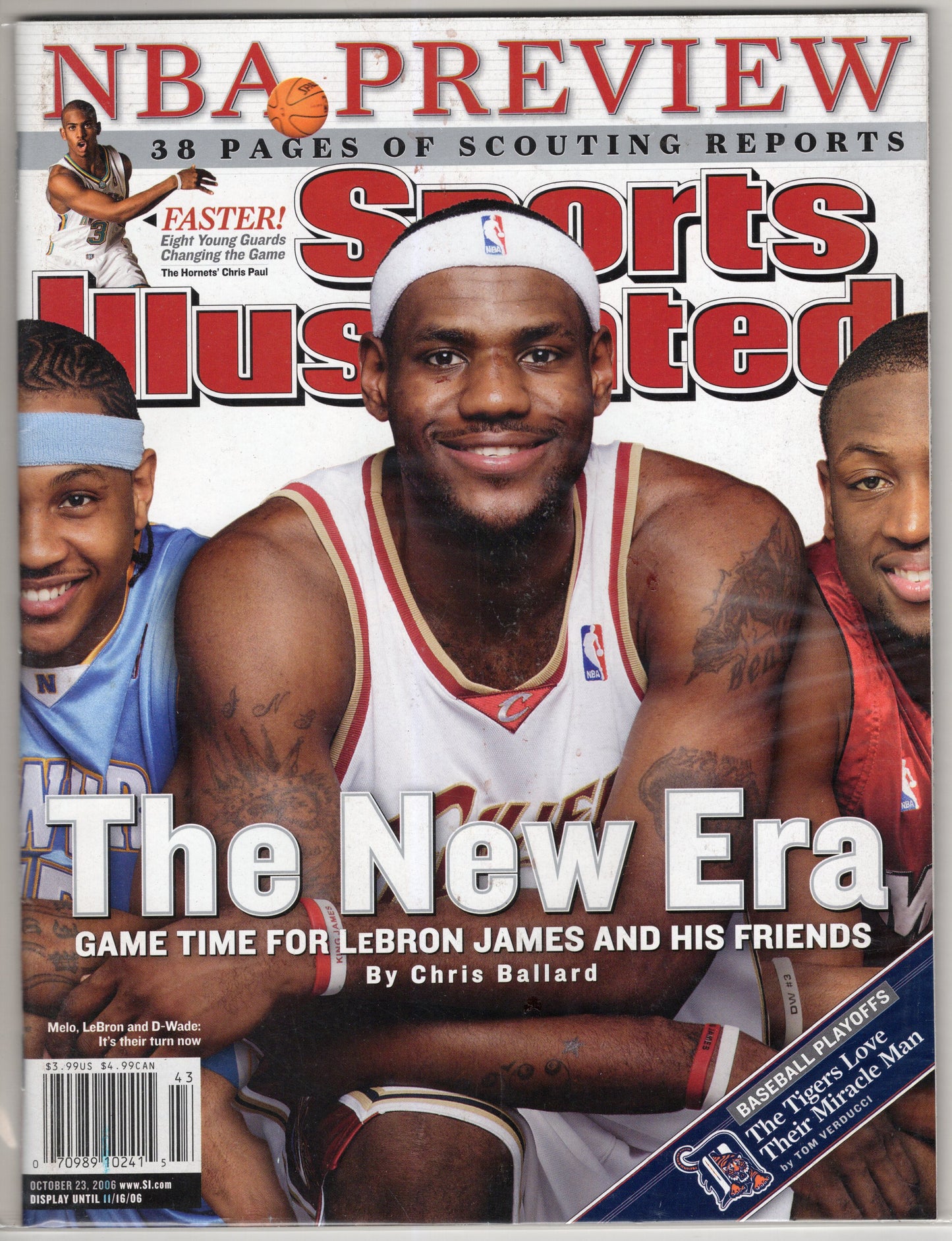Sports Illustrated Vintage Magazine (Oct 23, 2006) NBA Preview LeBron James Cover Newsstand