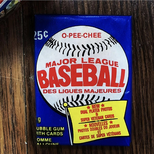 1983 OPC Baseball (1) Wax Pack Possible Cal Ripken 1st O-Pee-Chee Card