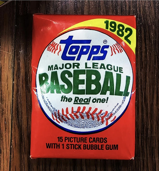 1982 Topps Baseball (1) Wax Pack Possible Cal Ripken Rookie Card