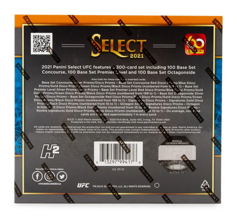 2021 Panini Select UFC Hobby Box (24 Cards) Sealed