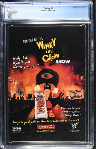 2000 The Sentry #1 Graded Comic Book (Variant Cover) Jae Lee Cover CGC 9.6