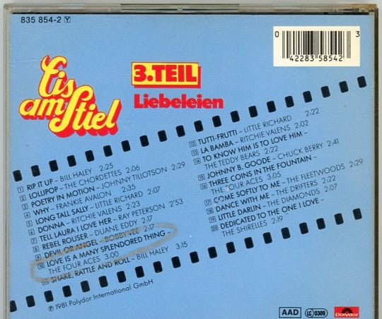 Eis Am Stiel (1981) Original Motion Picture Soundtrack Vintage CD