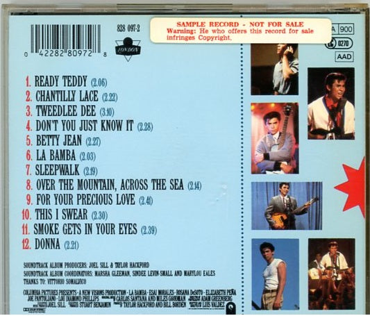 La Bamba Volume 2 (1988) More Music From the Original Motion Picture Soundtrack Vintage CD