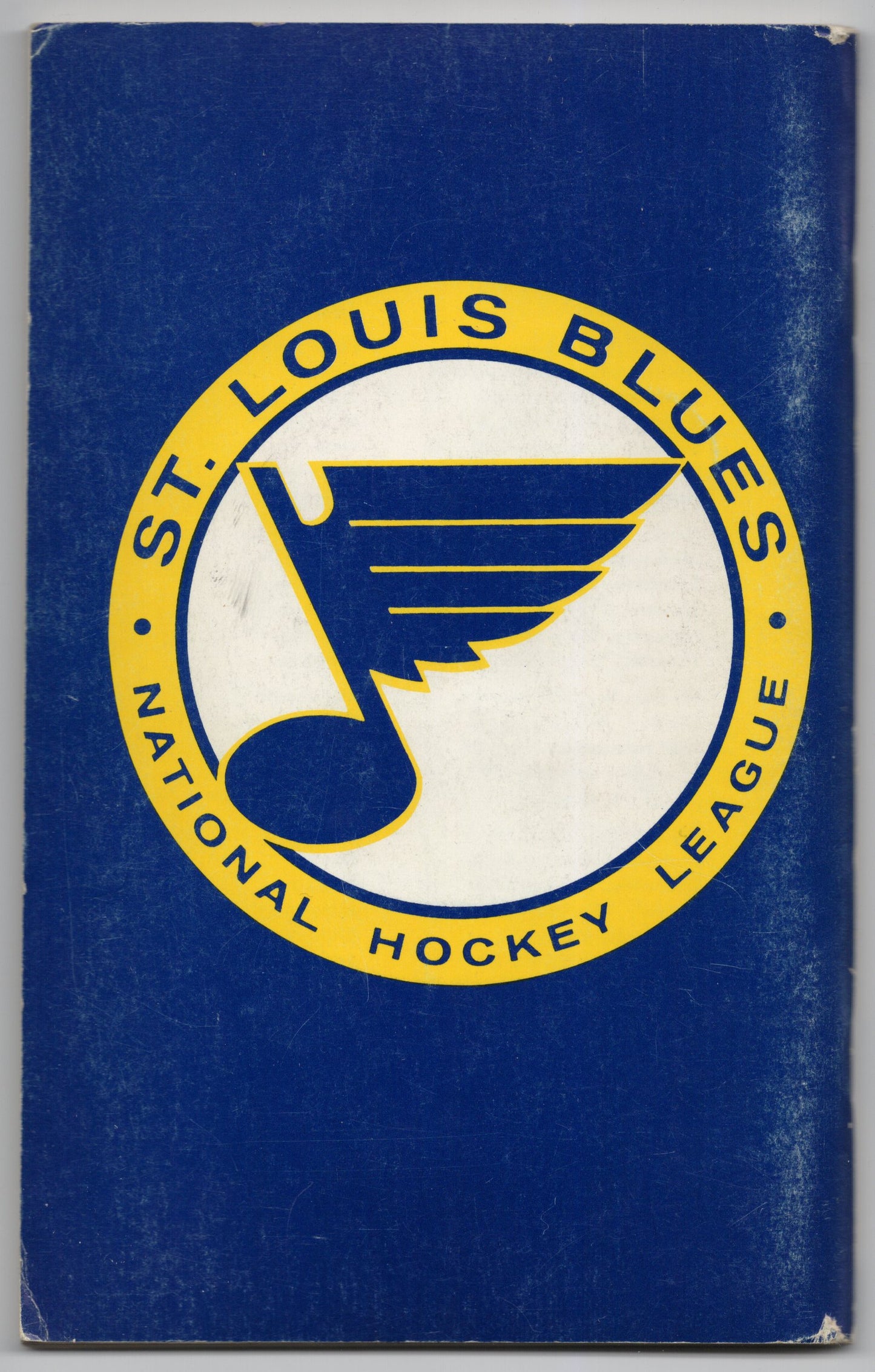 1969/70 St. Louis Blues Blues Notes Vintage Paperback West Division Champions Extremely Rare