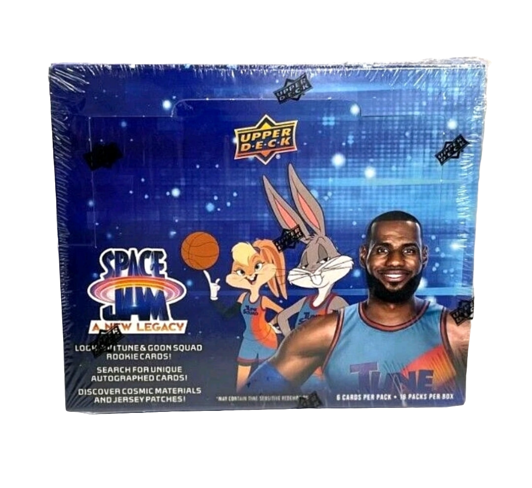 2021 Upper Deck Space Jam 2 Trading Cards Hobby Box (16 Packs) Possible Lebron Autos