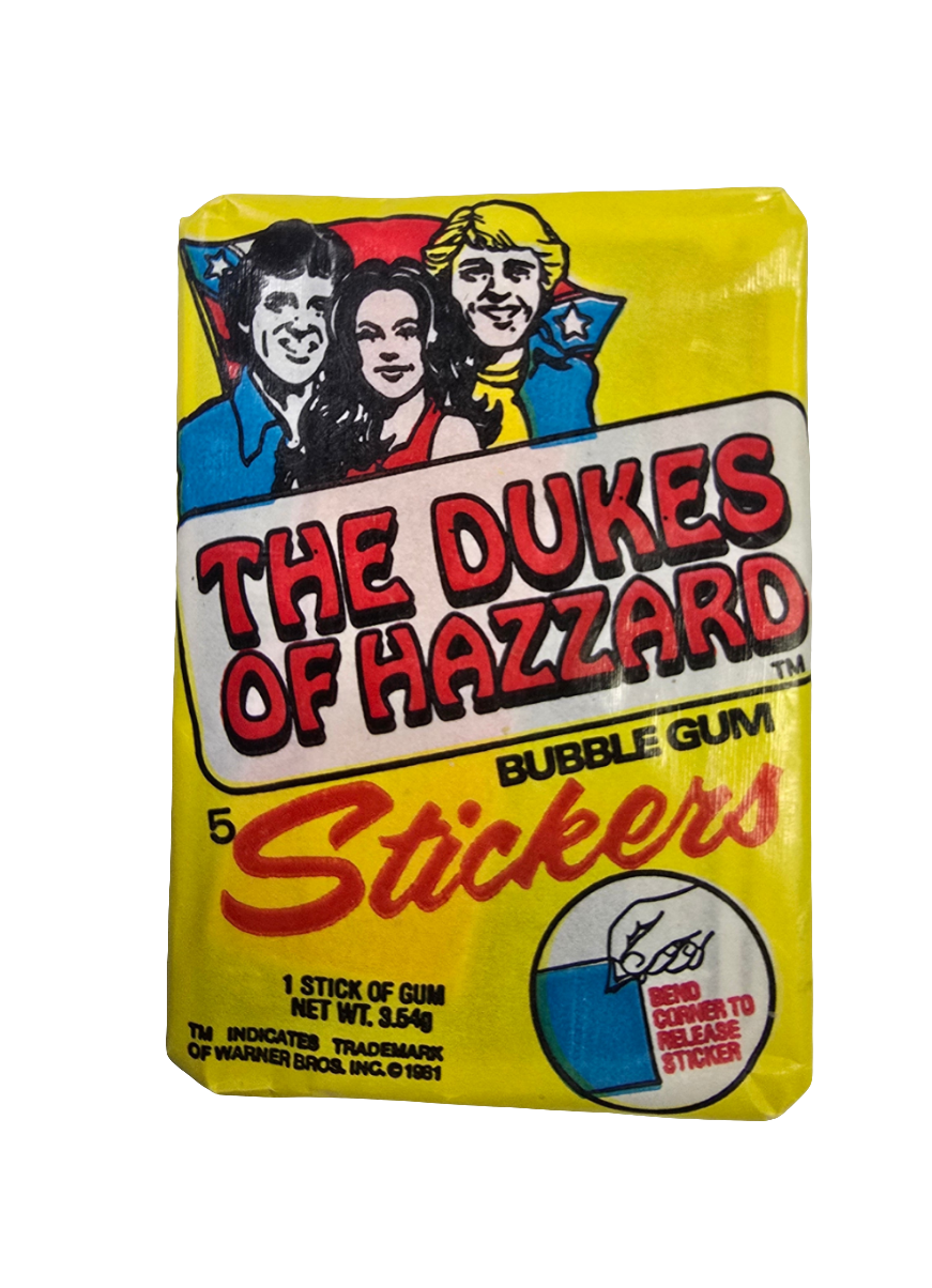 1981 Donruss Dukes Of Hazzard Trading Cards Wax Pack
