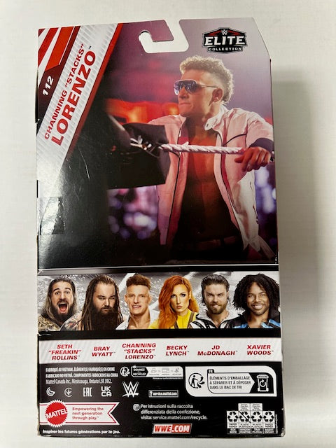 2024 Mattel Channing "Stacks" Lorenzo Elite WWF WWE Wrestling Action Figure MOC Sealed