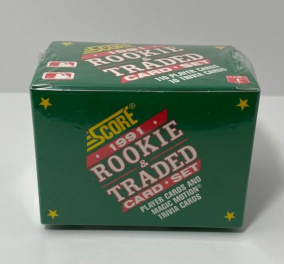 1991 Score Rookie & Traded MLB Baseball Card Set (110 Cards) Sealed
