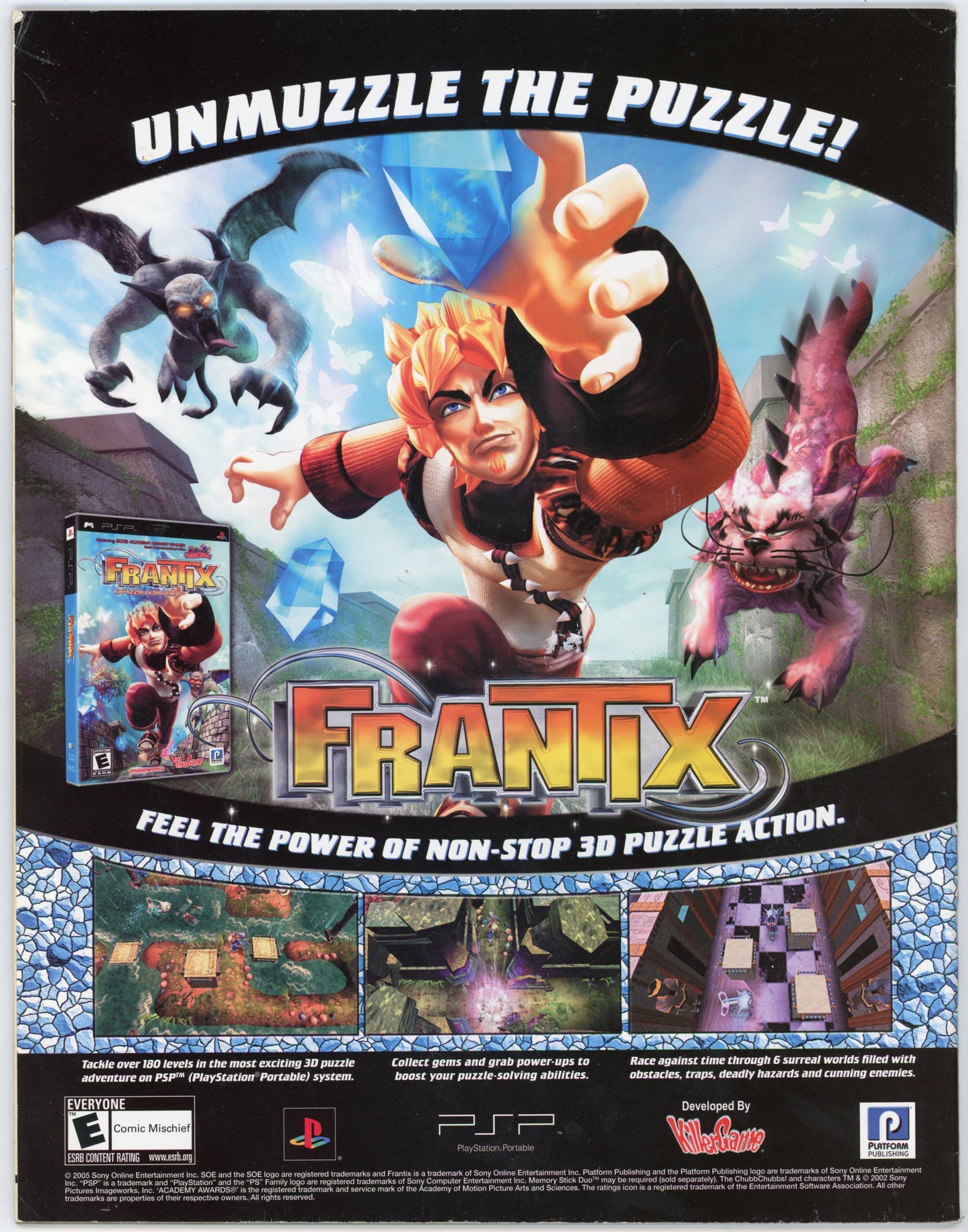 WWE Raw Vintage Wrestling Magazine (October 2005) Carlito Cover