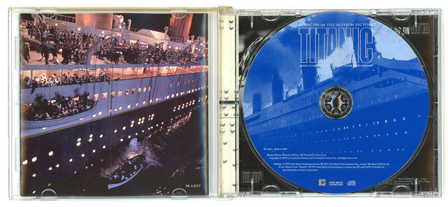 Titanic (1997) Motion Picture Soundtrack Vintage CD