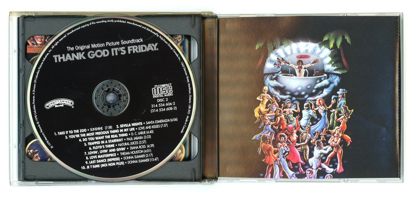 Thank God It's Friday (1978) Motion Picture Soundtrack Vintage CD 2-Disc Set