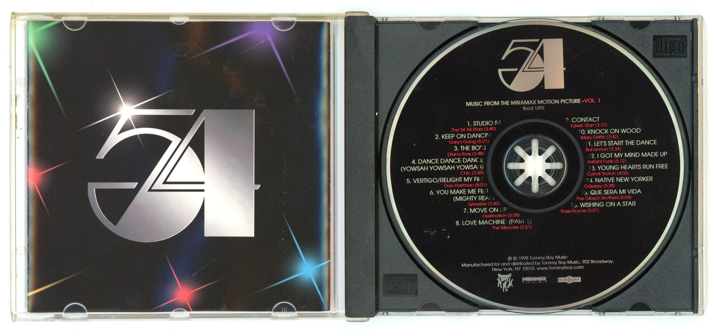 54 (1998) Motion Picture Soundtrack Volume 1 Vintage CD