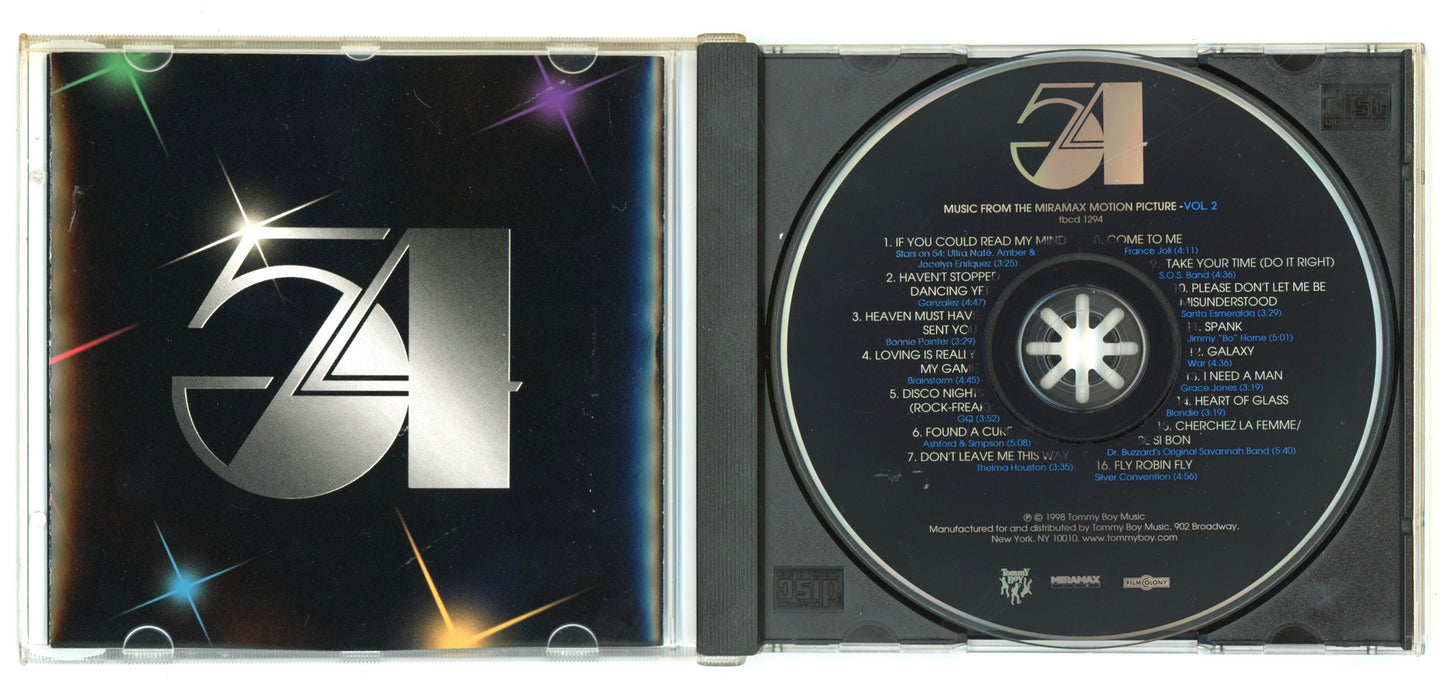 54 (1998) Motion Picture Soundtrack Volume 2 Vintage CD