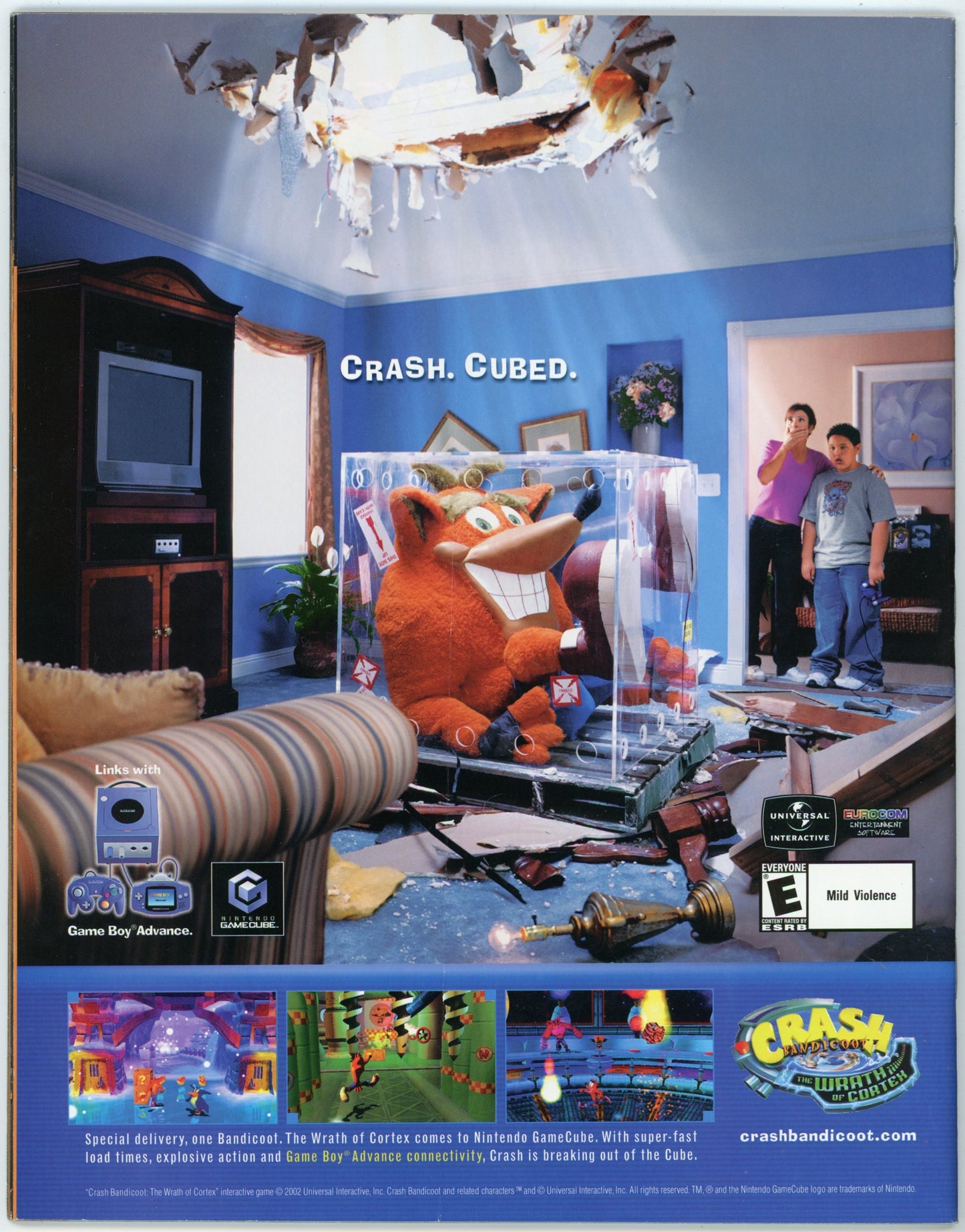 WWF WWE Vintage Wrestling Magazine (December 2002) Edge Cover