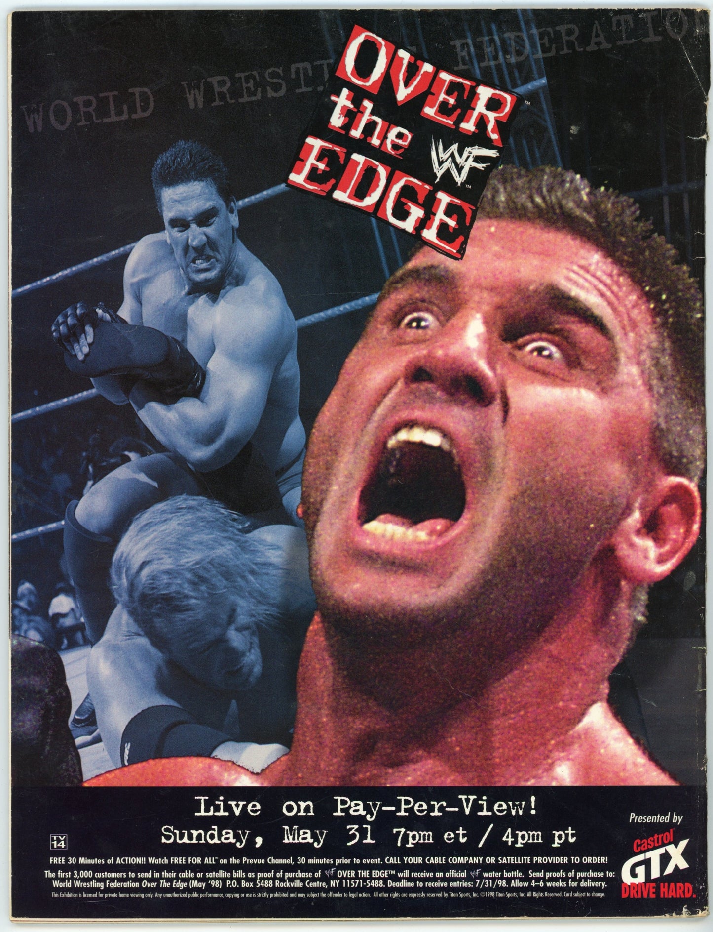 WWF WWE Raw Vintage Wrestling Magazine (June 1998) Sable's Fury