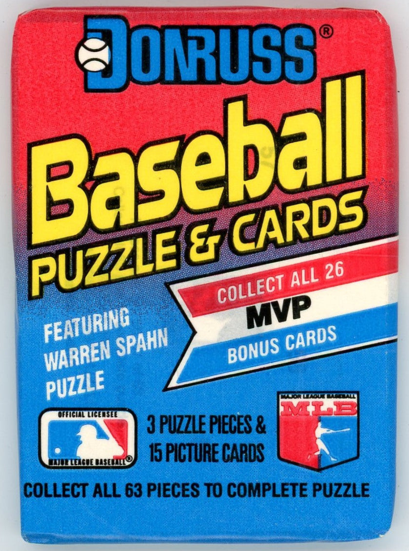 1989 Donruss Baseball Cards Wax Pack (15 Cards) Possible Ken Griffey Jr Rookie