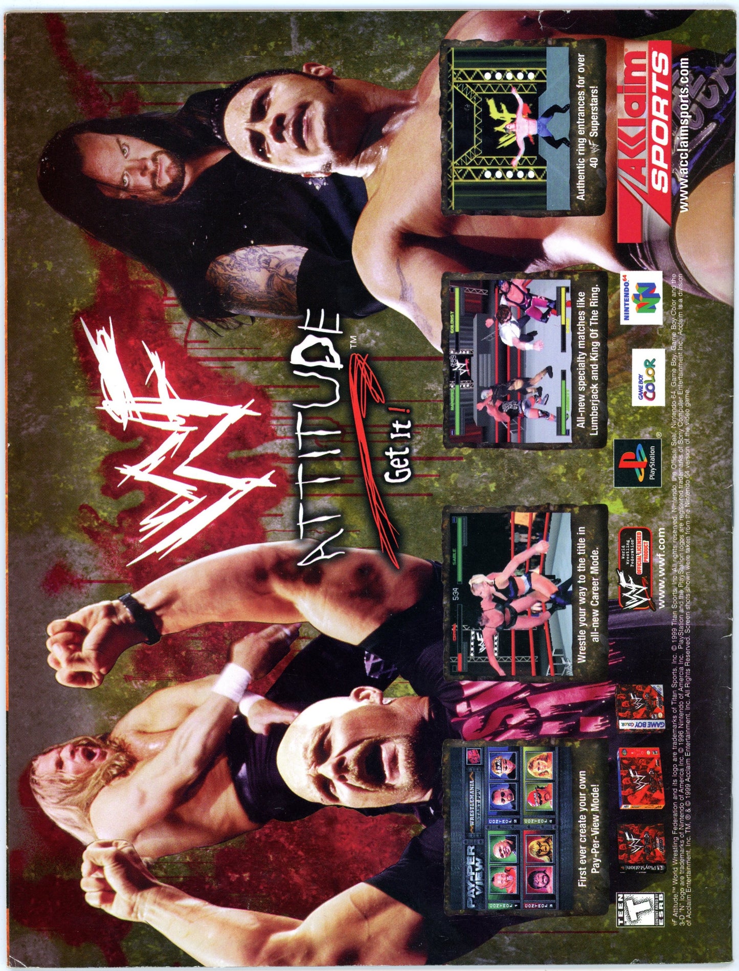 WWF WWE Raw Wrestling Magazine (September 1999) D-Generation X