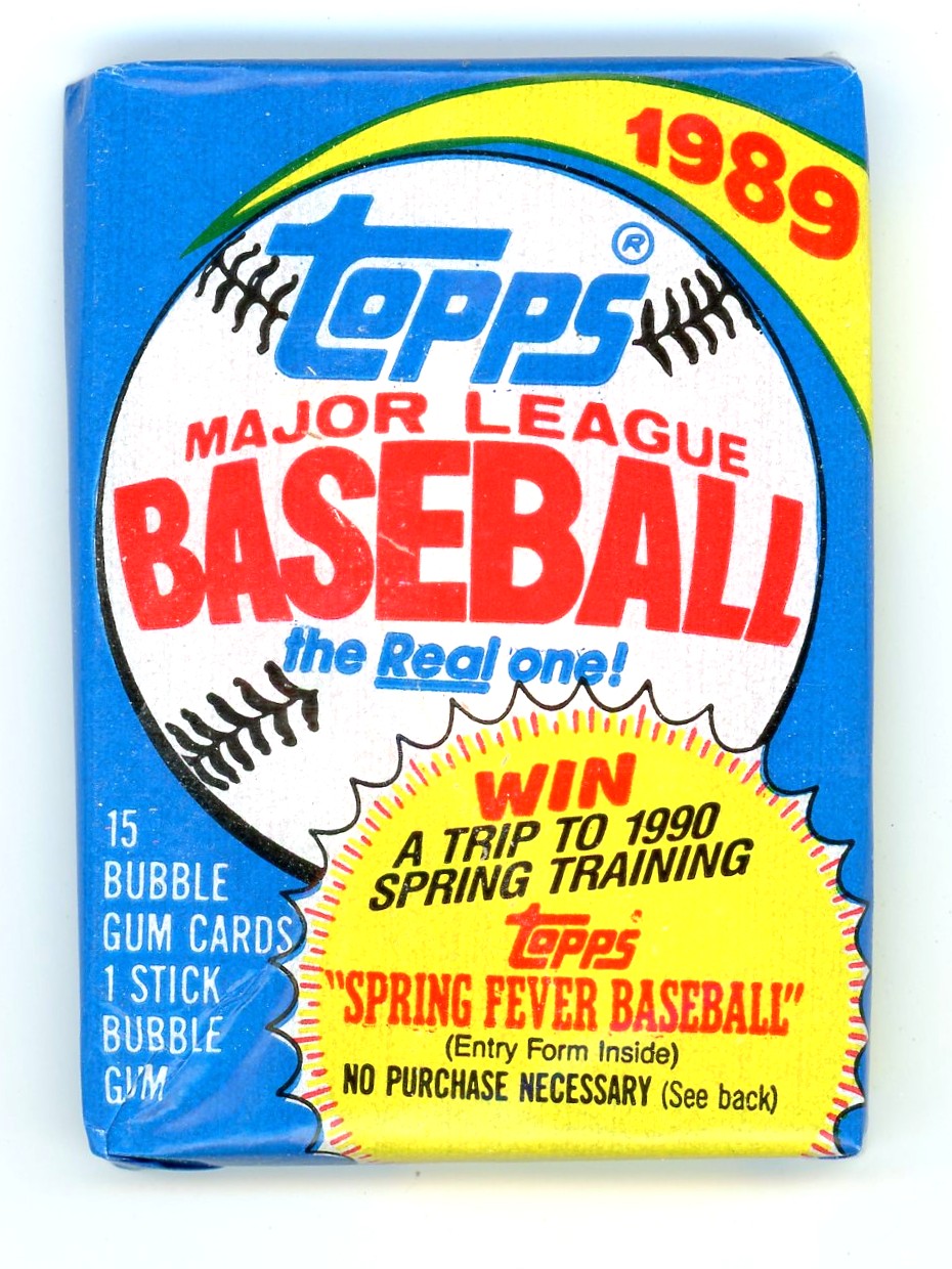 1989 Topps MLB Baseball Wax Pack (15 Cards)