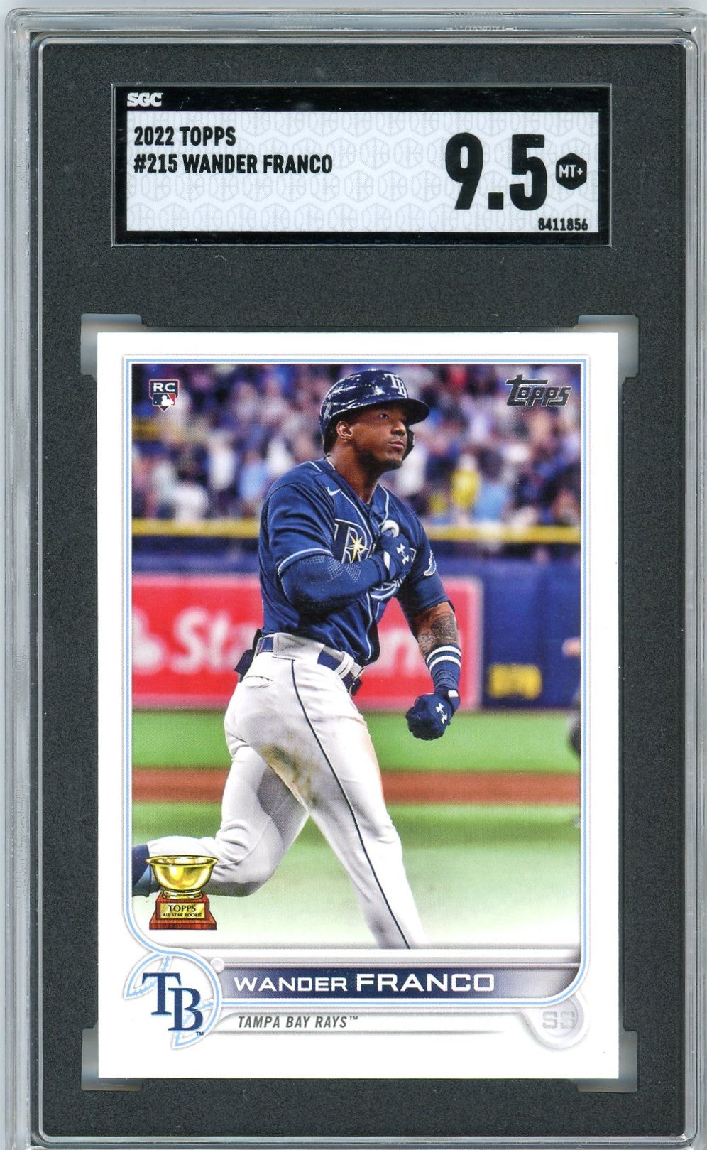 2022 Topps Wander Franco Graded Rookie Card #215 SGC 9.5