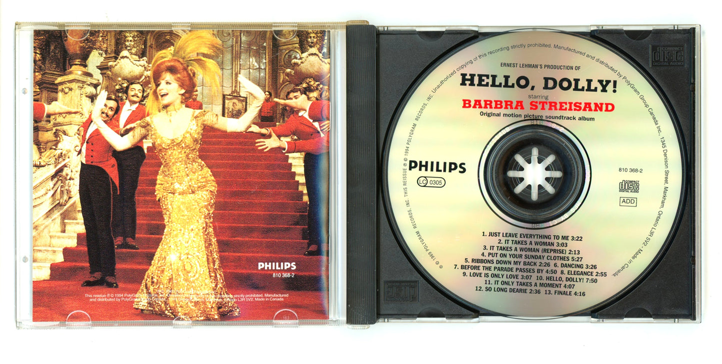Hello, Dolly! (1969) Motion Picture Soundtrack Vintage CD