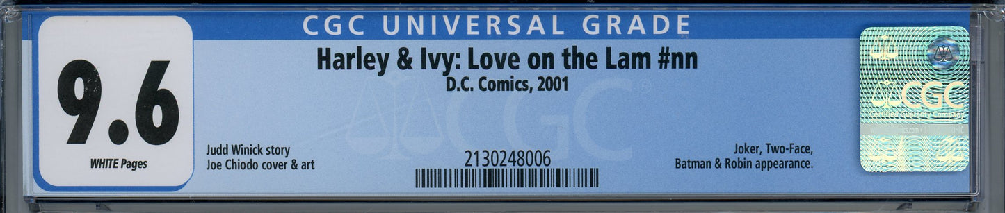 2001 DC Comics Harley & Ivy: Love on the Lam Graded Comic Book CGC 9.6