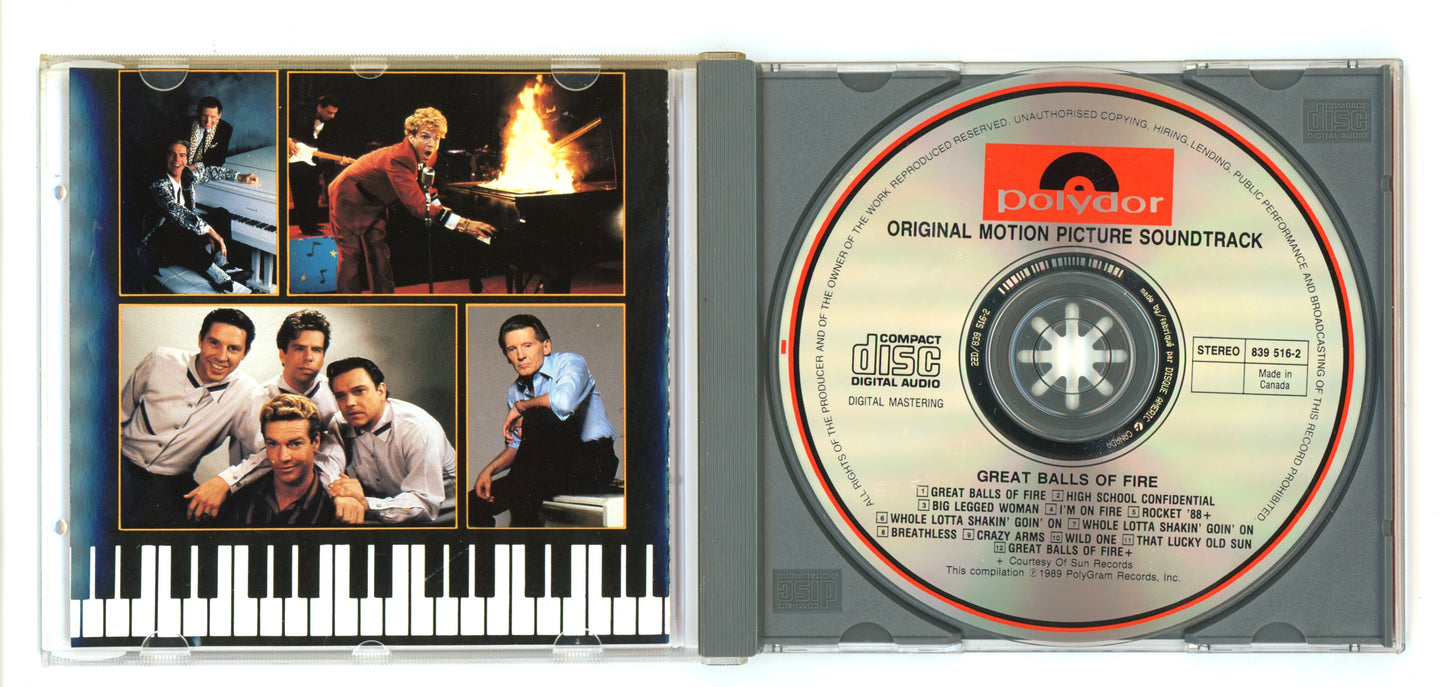 Great Balls of Fire! (1989) Motion Picture Soundtrack Vintage CD