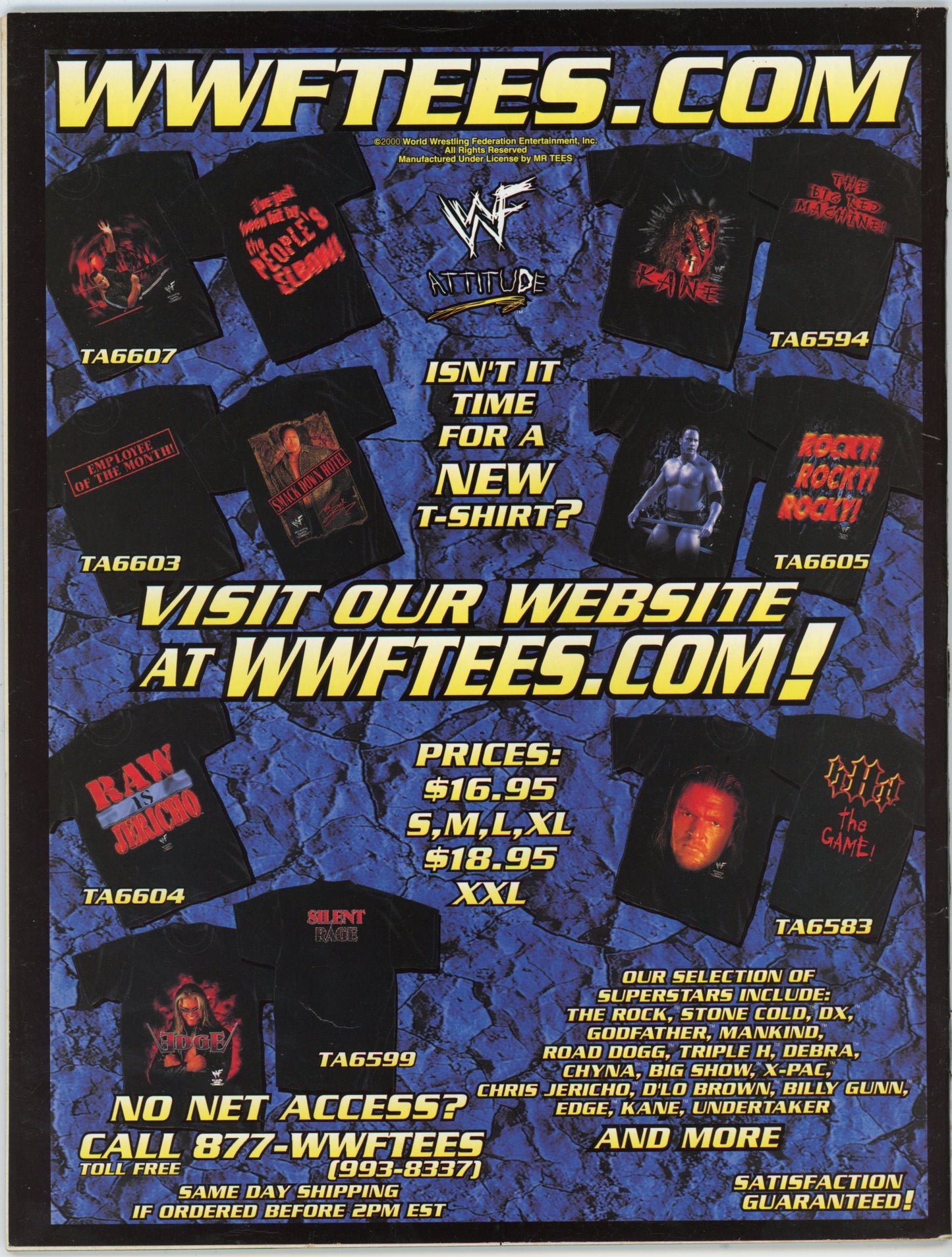 WWF WWE Raw Vintage Wrestling Magazine (March 2000) Chyna Cover