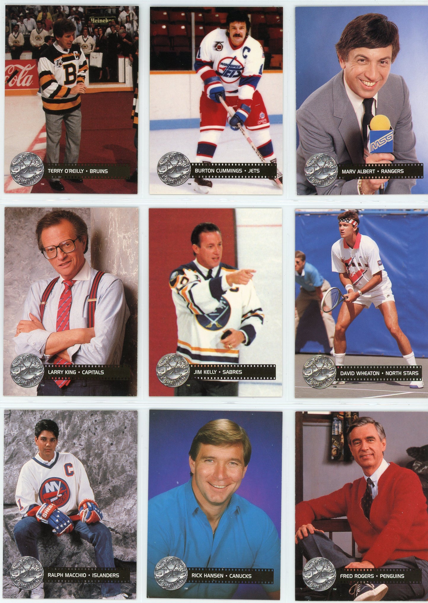 1991/92 Pro Set Platinum Hockey Card Complete Set (300 Cards)
