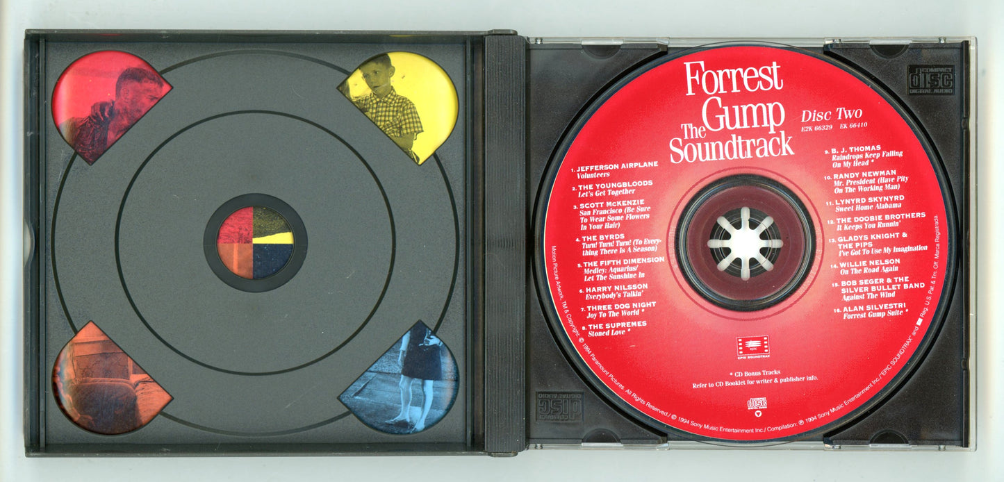 Forrest Gump The Soundtrack (1994) Motion Picture Soundtrack Vintage CD 2-Disc Set