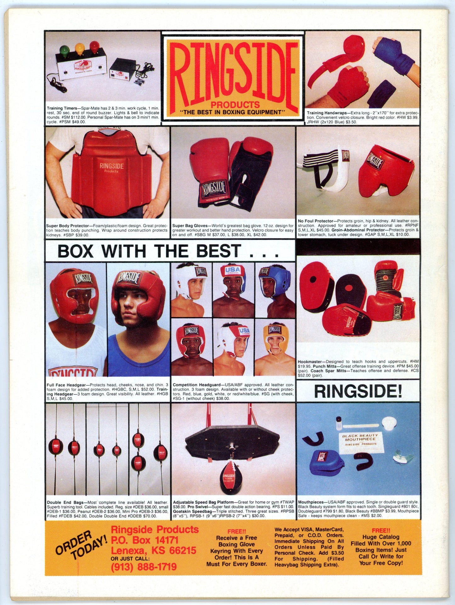 The Ring Vintage Boxing Magazine (May 1989) Best of '88 Annual Awards Issue