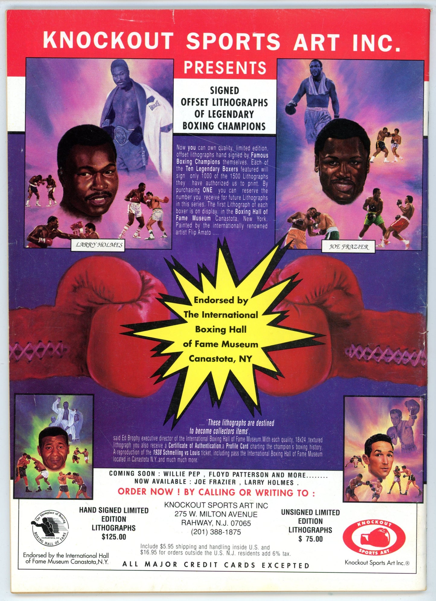 The Ring Vintage Boxing Magazine (February 1990) Mike Tyson Cover