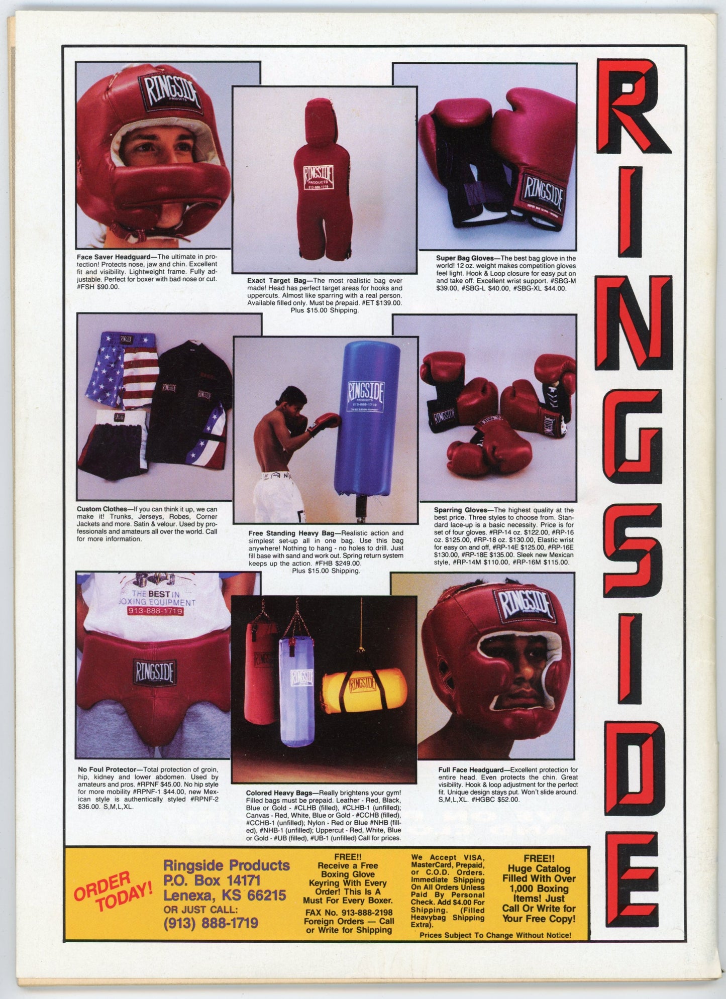 The Ring Vintage Boxing Magazine (August 1991) George Foreman vs. Evander Holyfield