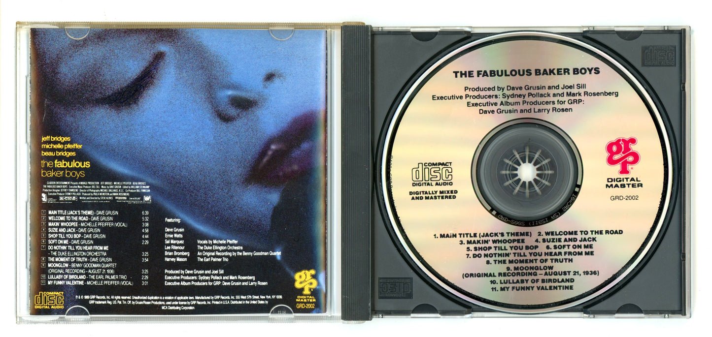 The Fabulous Baker Boys (1989) Motion Picture Soundtrack Vintage CD
