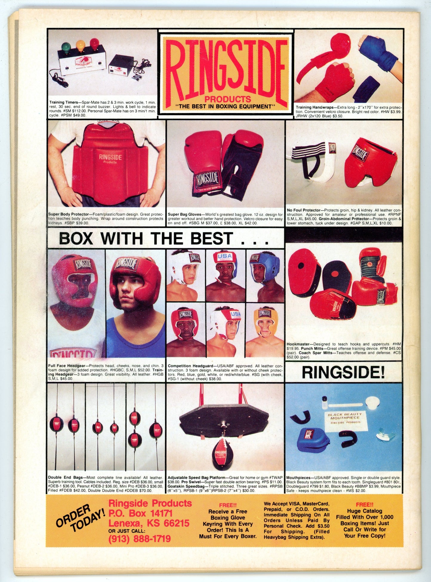 The Ring Vintage Boxing Magazine (October 1990) Rocky Graziano Memorial