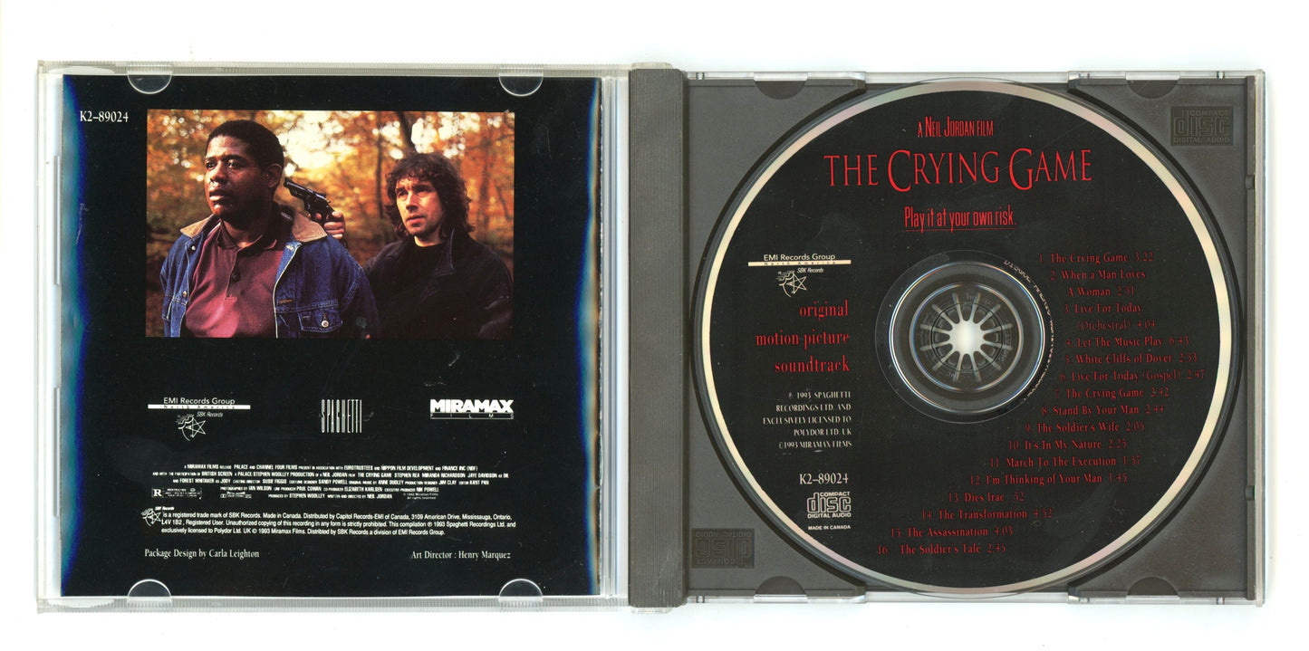 The Crying Game (1992) Motion Picture Soundtrack Vintage CD