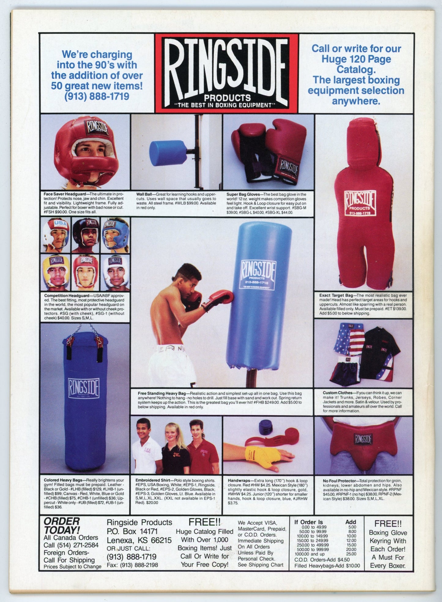 The Ring Vintage Boxing Magazine (October 1992) Ruddock, Moorer, Bowe, Lewis Heavyweight Hopefuls