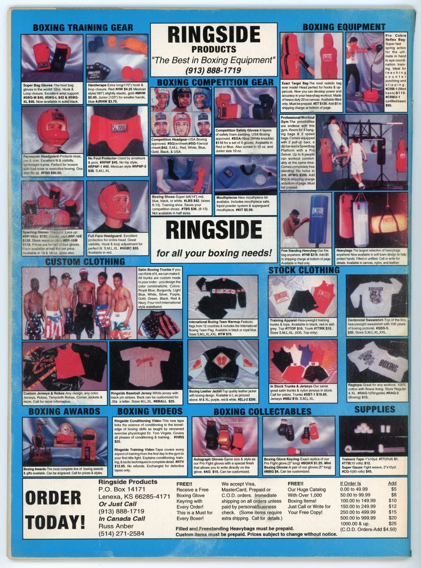 The Ring Vintage Boxing Magazine (February 1993) Joe Louis Cover