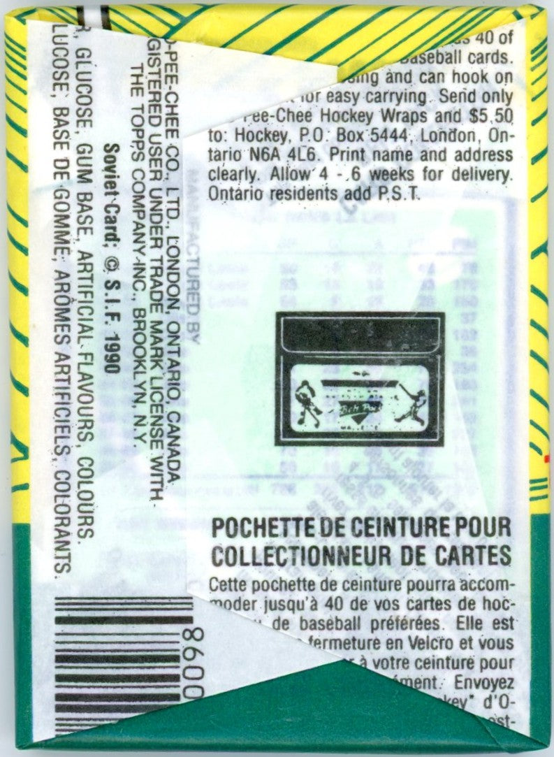 1990/91 OPC O-Pee-Chee NHL Hockey Wax Pack